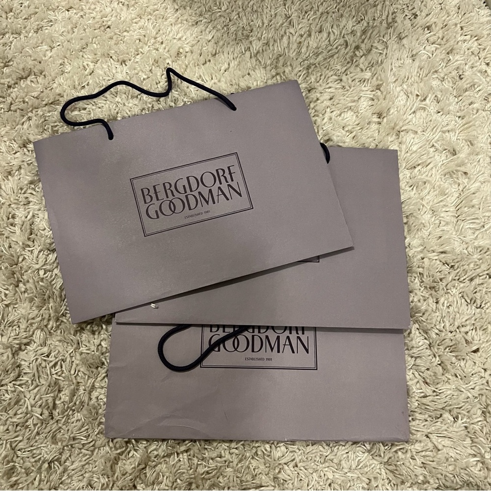 Bergdorf Goodman purple Shopping Bags